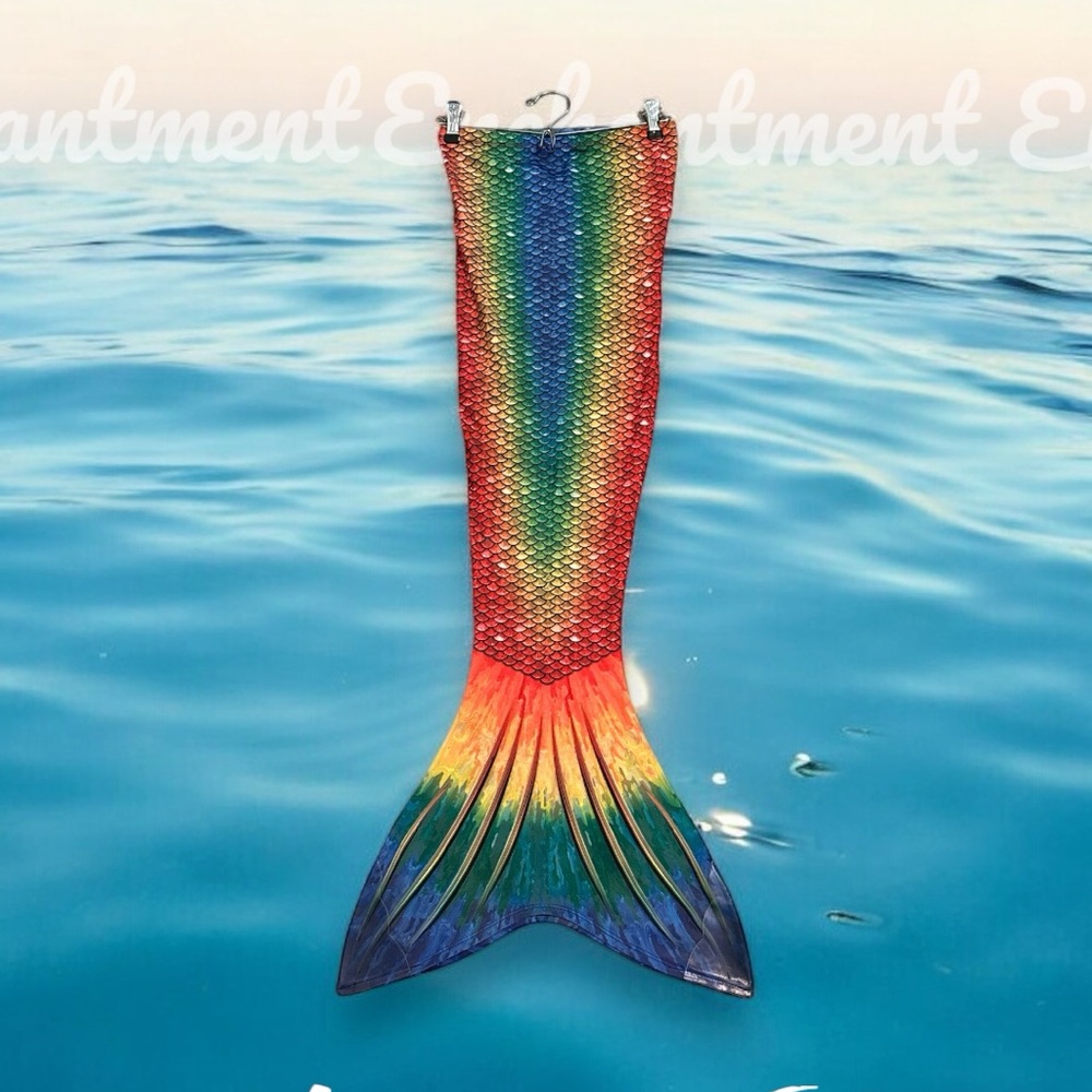 Rainbow Mermaid Tail Costume